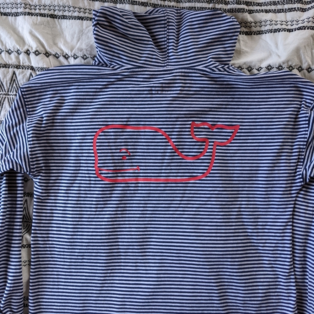 Vineyard Vines Edgartown Striped Long-Sleeve Hoodie EUC